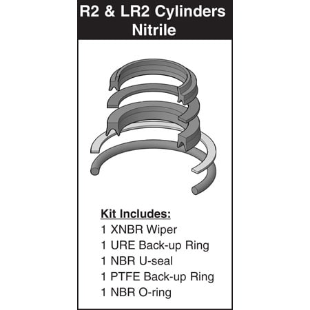 Hydro-Line - After Market Parts Hydraulic Cylinder Repair Kit- 2-1/2 Piston Kit R5-512-05